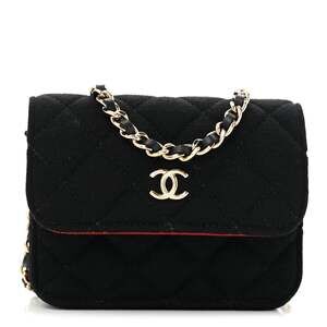 Chanel Jersey Quilted Micro Mini Flap #267493C19B